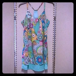 Cute Judith March Colorful Abstract Dress